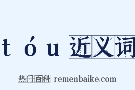 tóu近义词是什么意思的图片